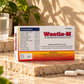 Weetle-M 20 tablets back packaging with composition and directions